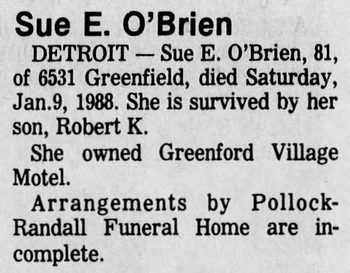Greenford Village Motel - Jan 10 1988 Owner Passes Away (newer photo)